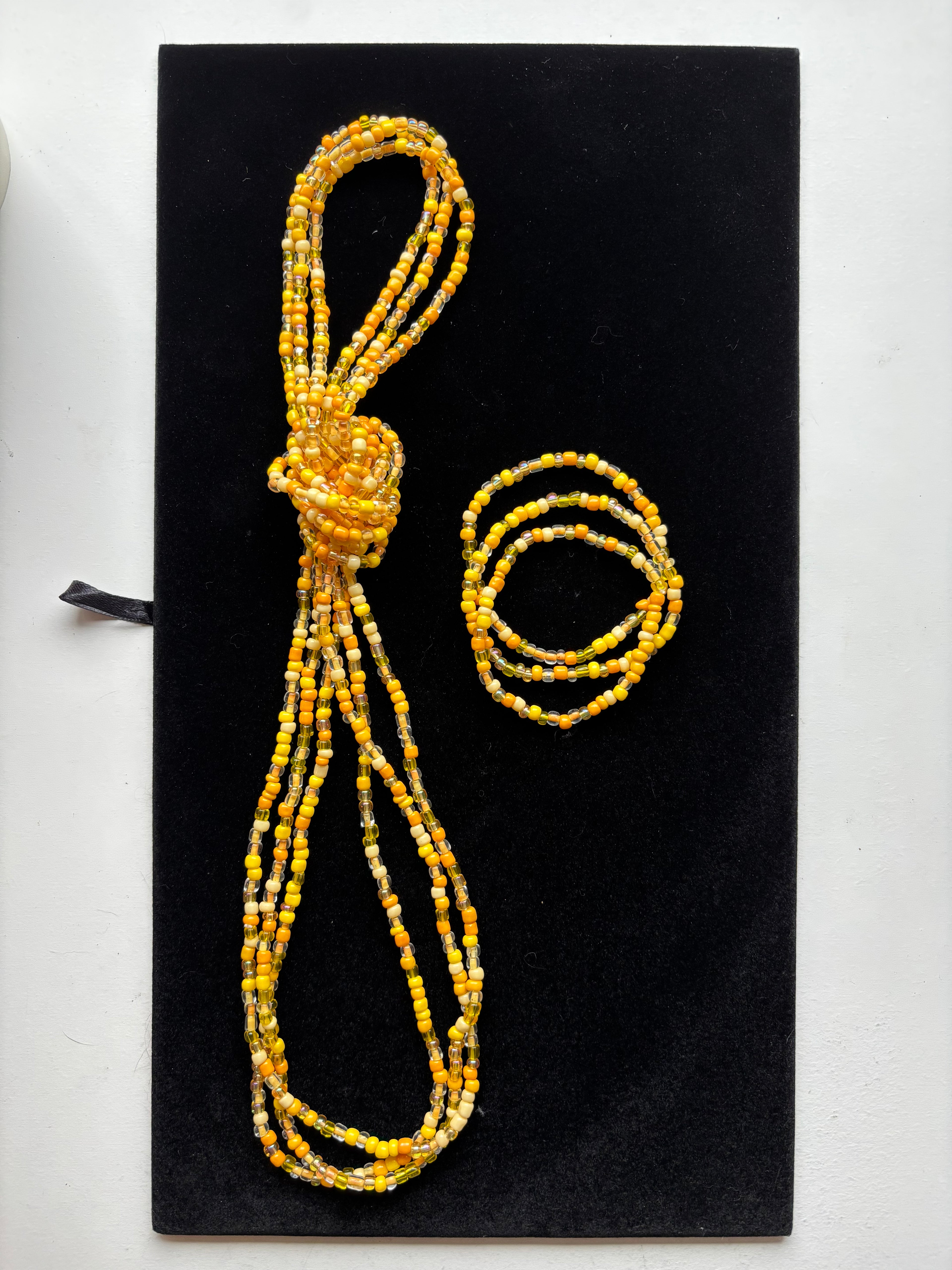 Yellow Waist Beads