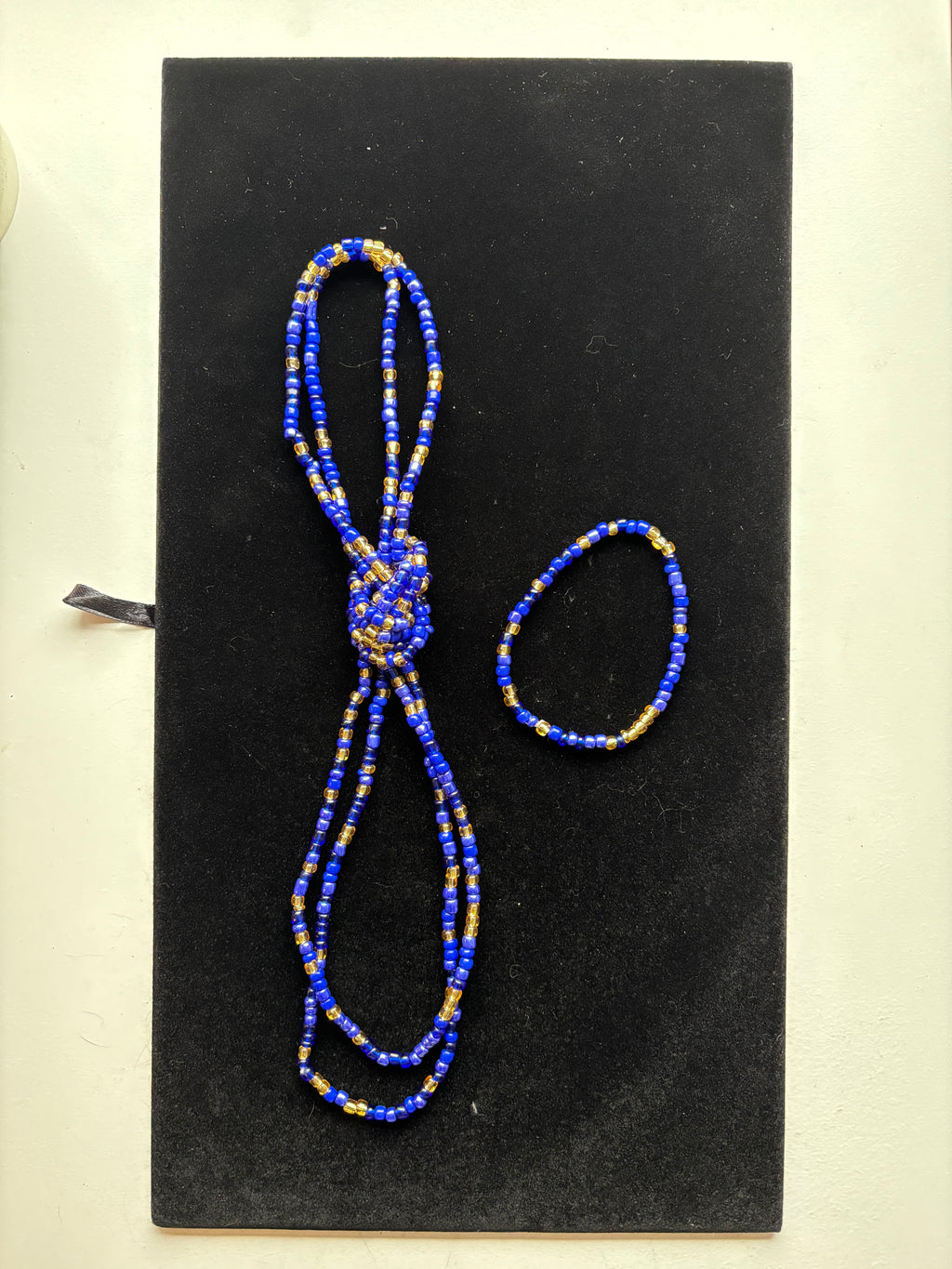 Blue Waist Beads