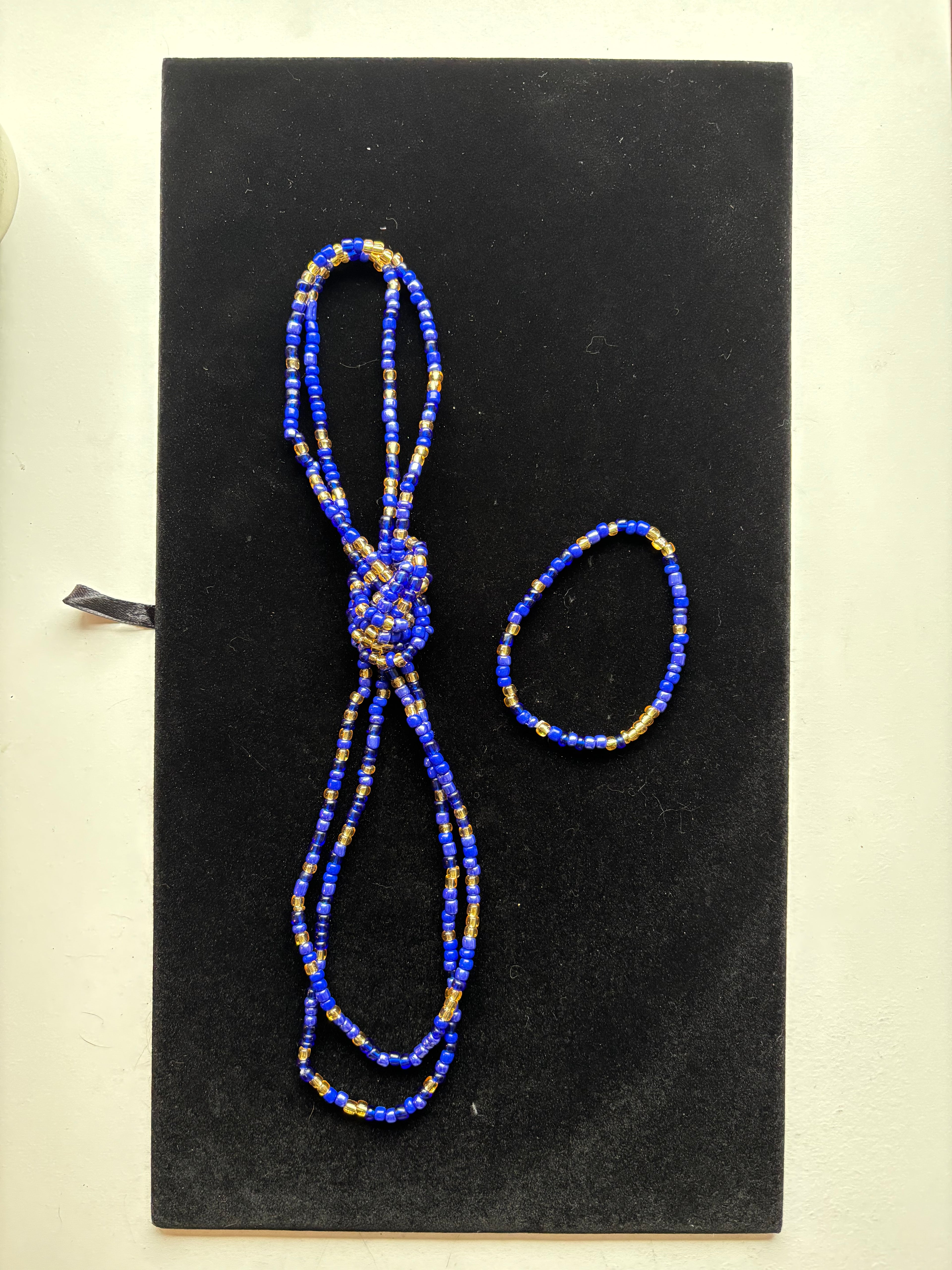 Blue Waist Beads