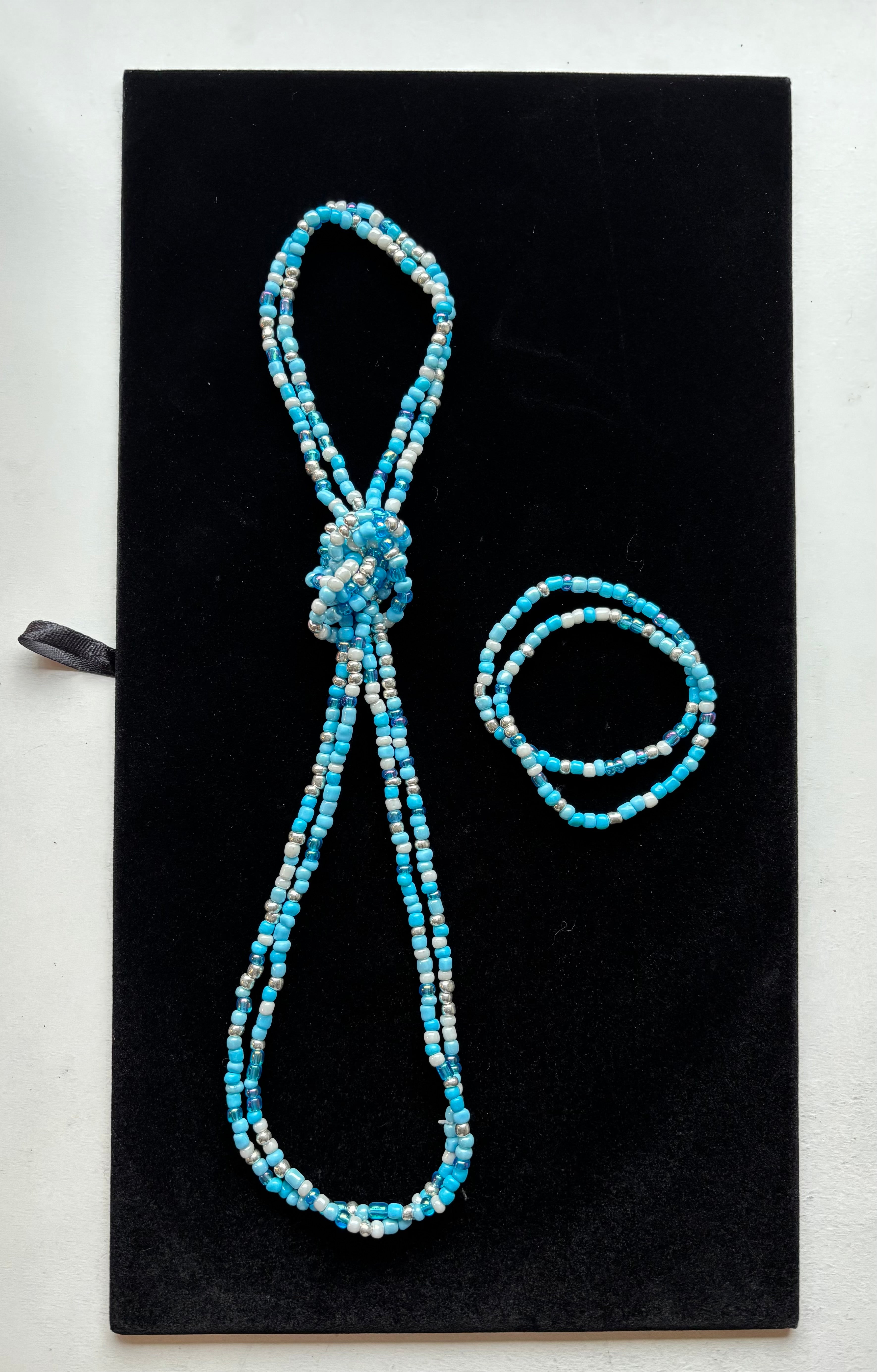 Light Blue Waist Beads