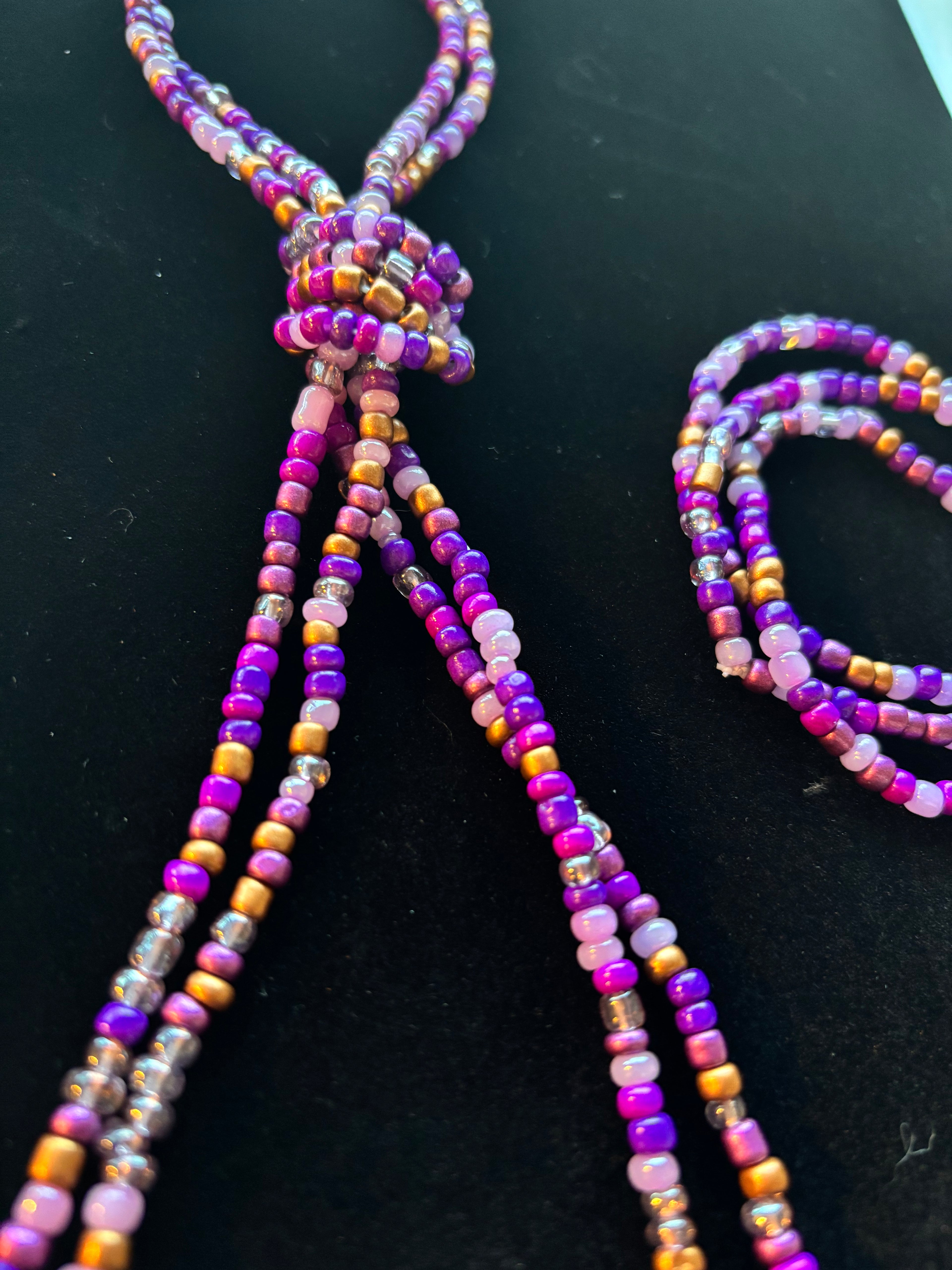 Purple Waist Beads