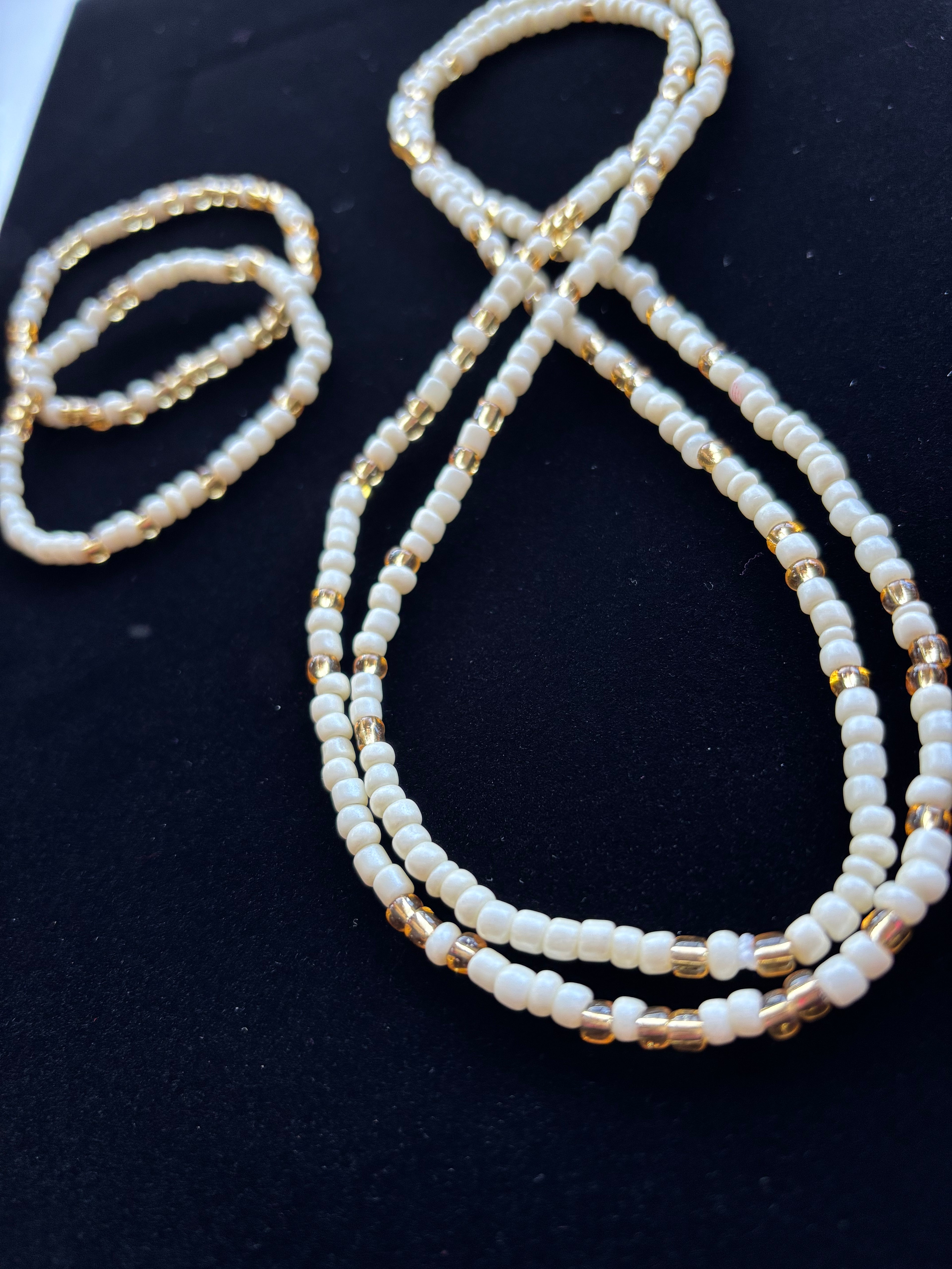 Cream Waist Beads
