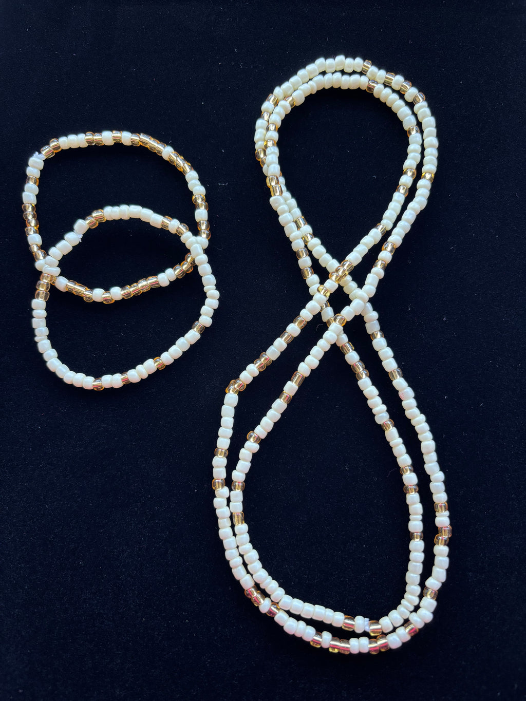 Cream Waist Beads